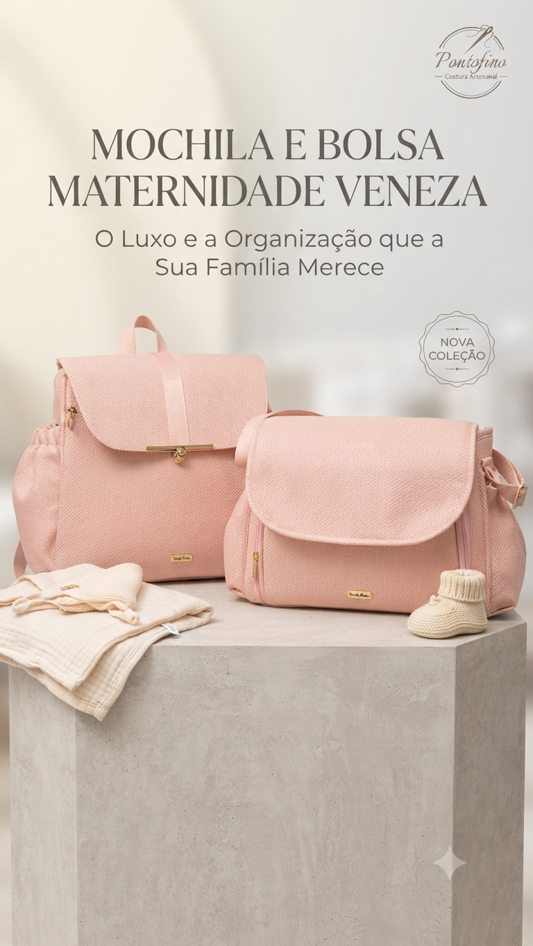 Mochila e Bolsa Maternidade Veneza