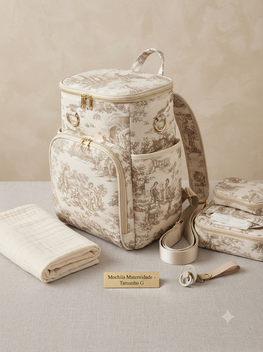Bolsa mochila Paris maternidade