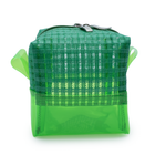 Kit Bolsa Verde com Detalhes Laranja e 2 Nécessaires Modernas e Espaçosas