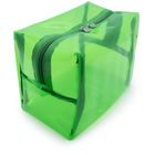 Kit Bolsa Verde com Detalhes Laranja e 2 Nécessaires Modernas e Espaçosas