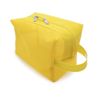 Kit Bolsa Amarela com 2 Necessaires Práticas Espaçosa Moderna e Versátil
