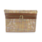 Bolsa Feminina Bege com Duas Nécessaires Elegante, Espaçosa e Versátil