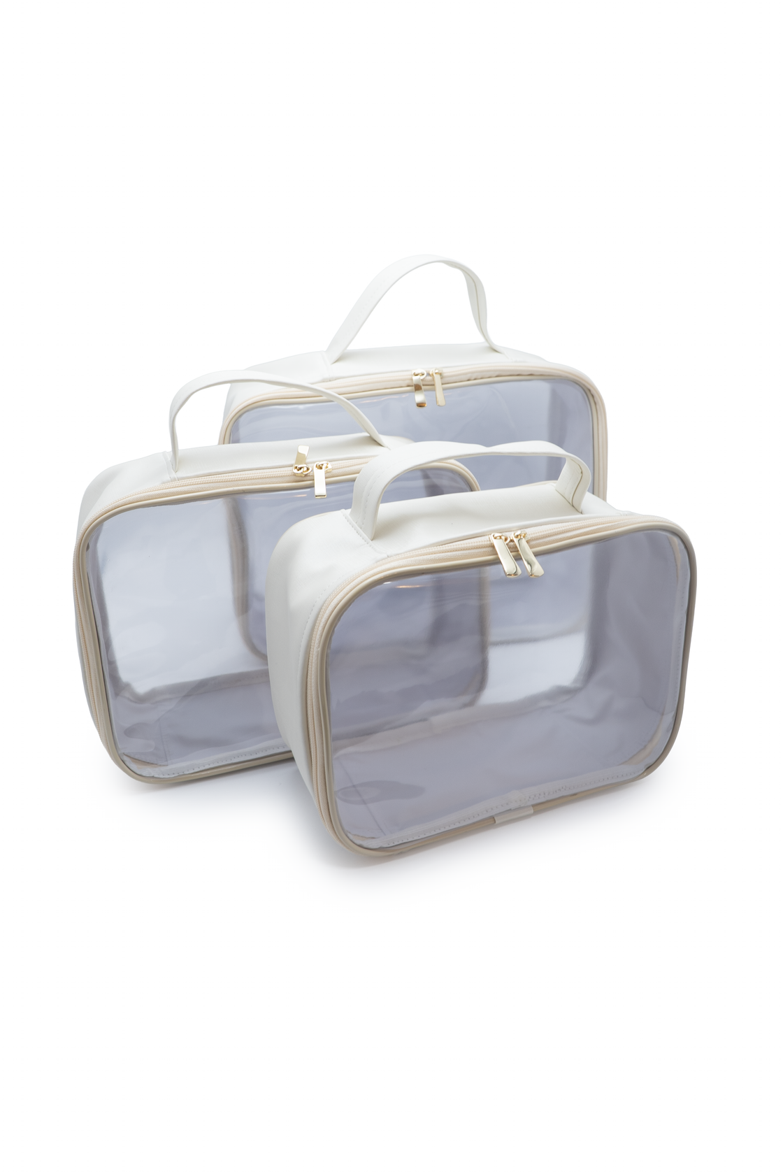 Kit com 3 Organizadores Transparentes Multiuso