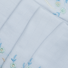 Kit Fraldas Bordadas Azul Bebê 5 Peças