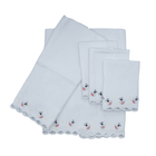 Kit Fralda Catarina Bordada Delicadeza e Elegância para o Enxoval do Seu Bebê
